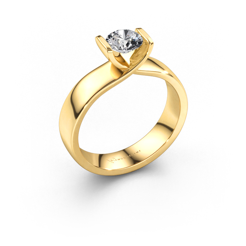Bild av Ring Noor 585 gult guld Labbodlad diamant 0.70 crt