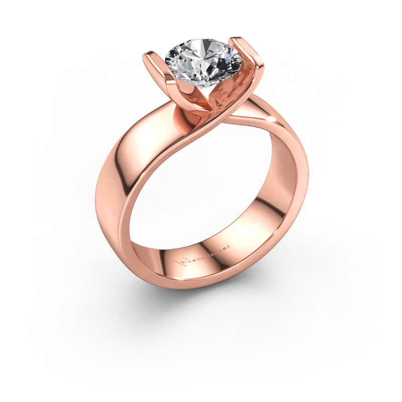 Immagine di Anello Noor 585 oro rosa Diamante 1.00 crt