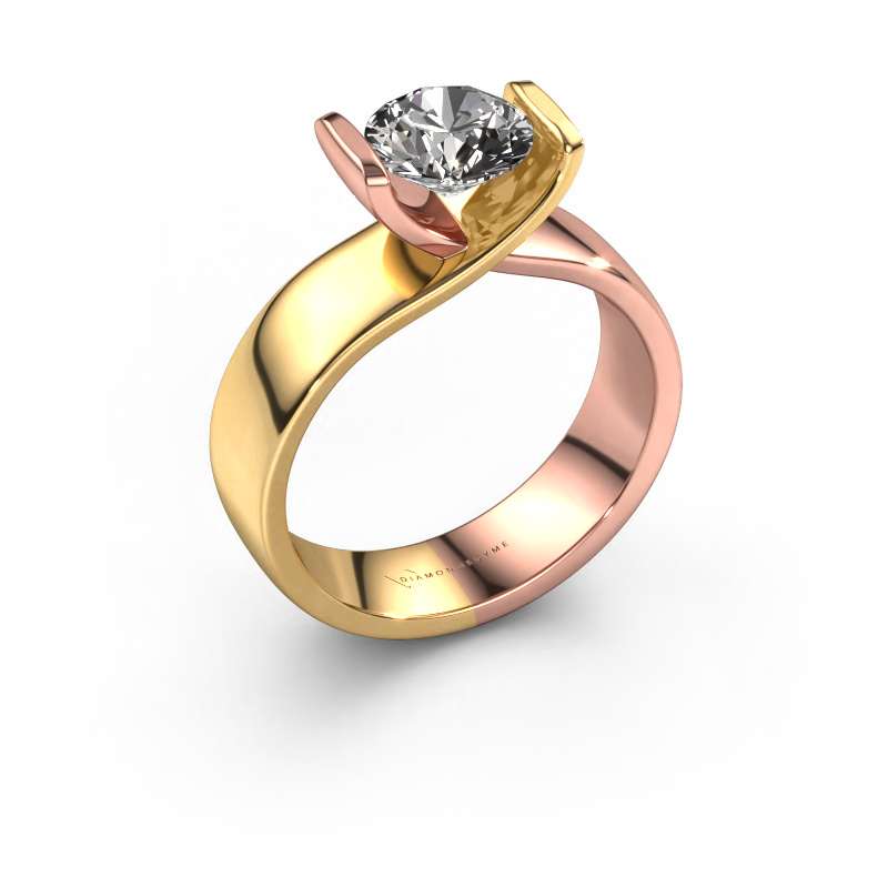 Bild von Ring Noor 585 Roségold Diamant 1.00 crt