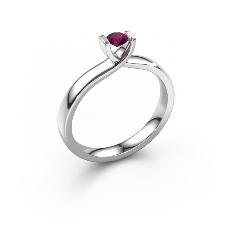 Image of Ring Noor 950 platinum Rhodolite 3.7 mm