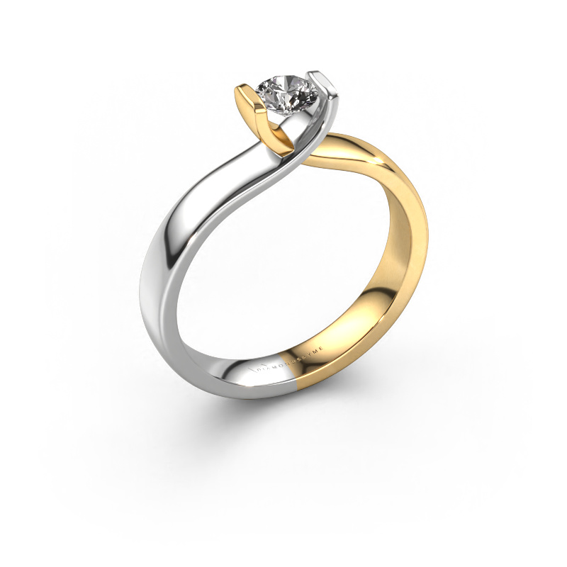 Afbeelding van Verlovingsring Noor 585 goud Diamant 0.30 crt