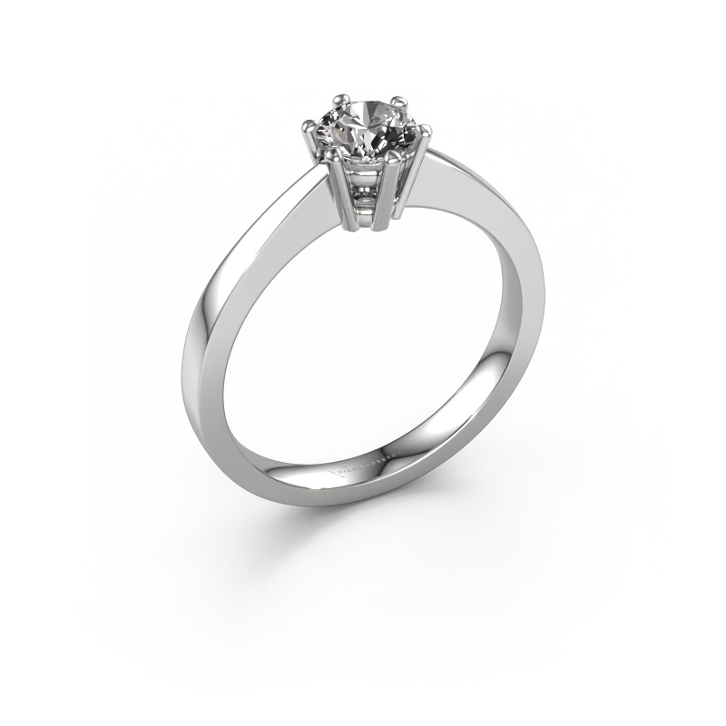 Image of Engagement ring Noortje 950 platinum Diamond 0.50 crt