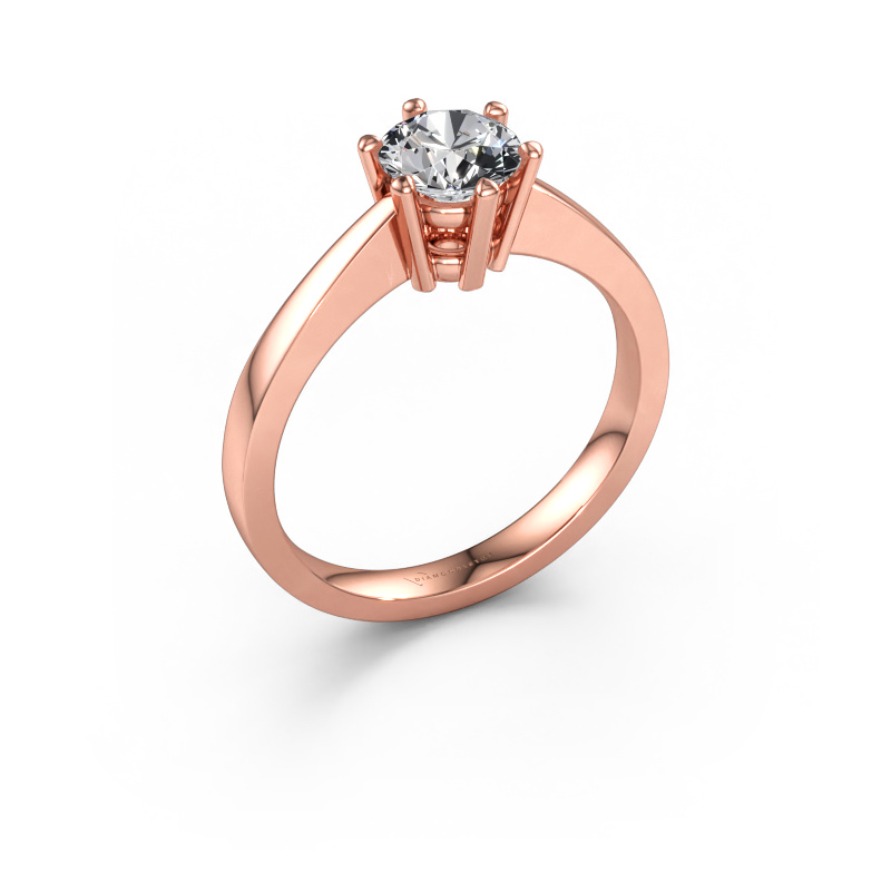 Immagine di Anello di fidanzamento Noortje 585 oro rosa Diamante lab grown 0.70 crt
