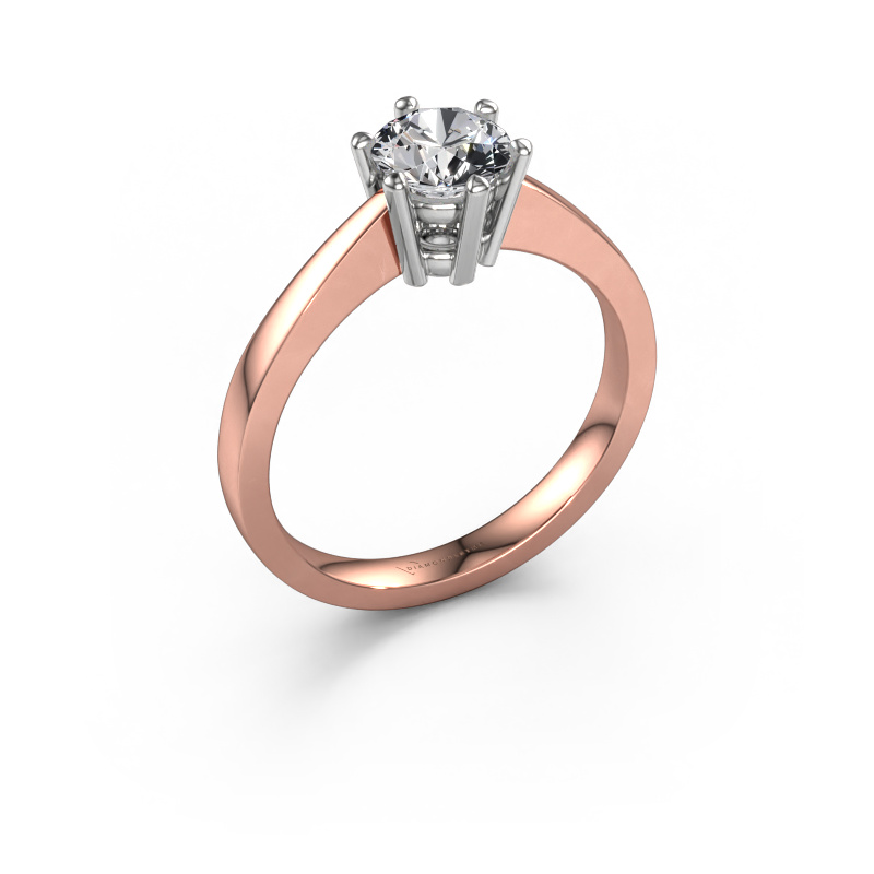 Bild von Verlobungsring Noortje 585 Roségold Diamant 0.70 crt