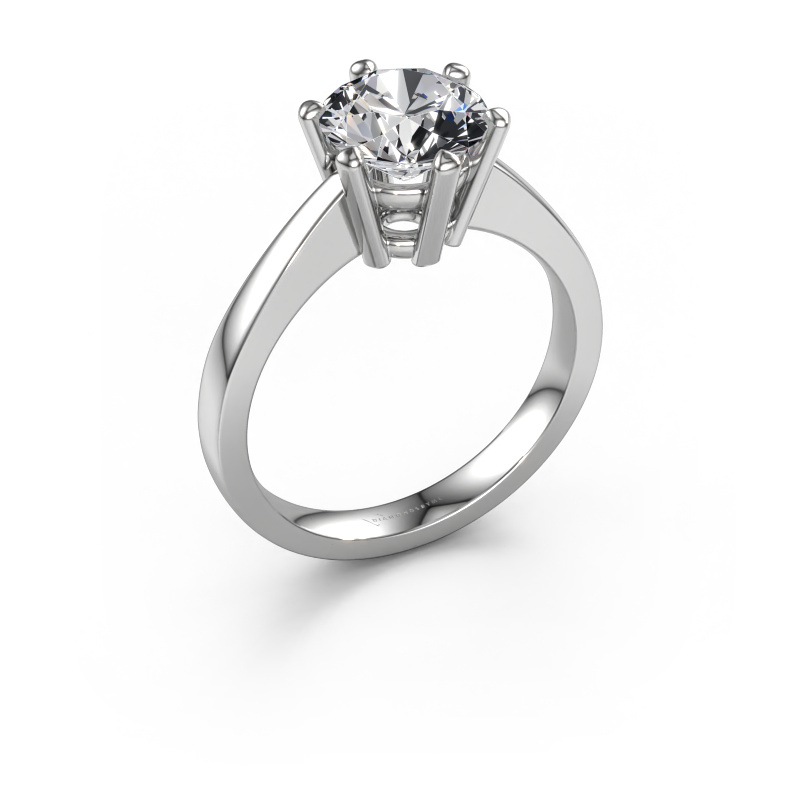 Bild von Verlobungsring Noortje 950 Platin Diamant 2.00 crt