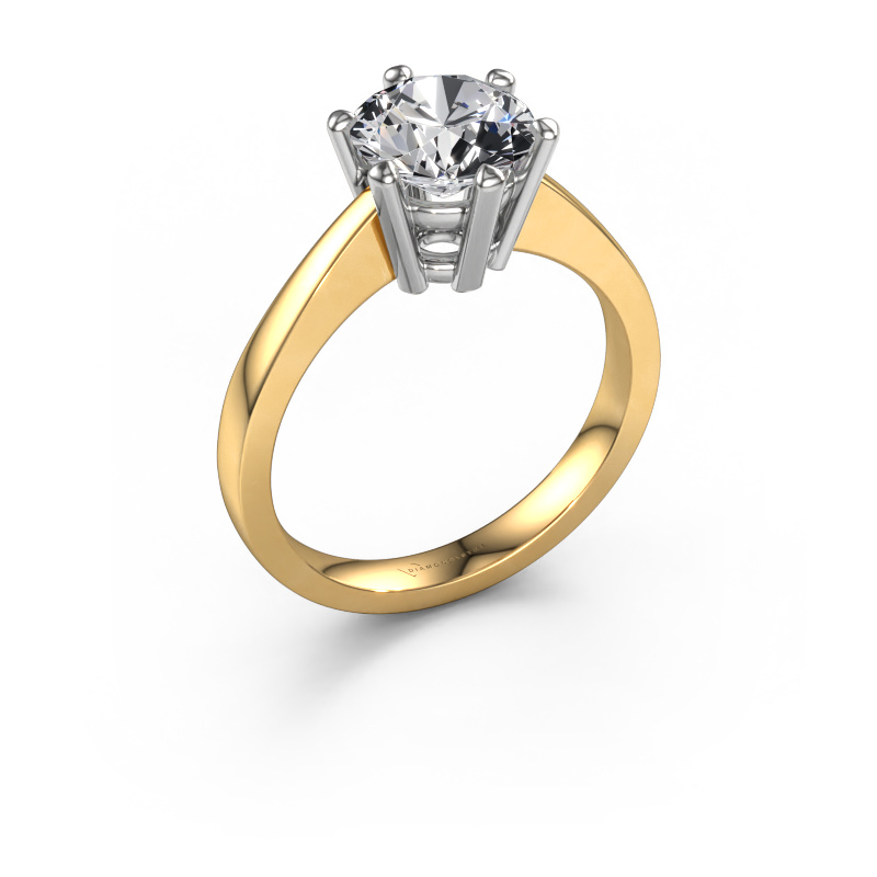 Image of Engagement ring Noortje 585 gold Diamond 2.00 crt