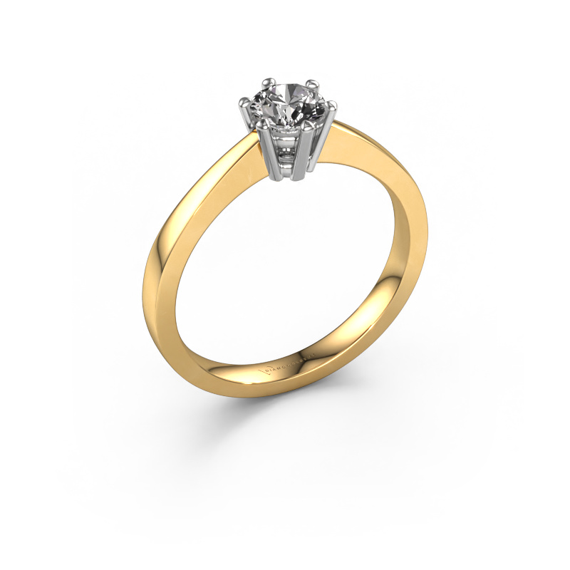 Image of Engagement ring Noortje 585 gold Diamond 0.40 crt