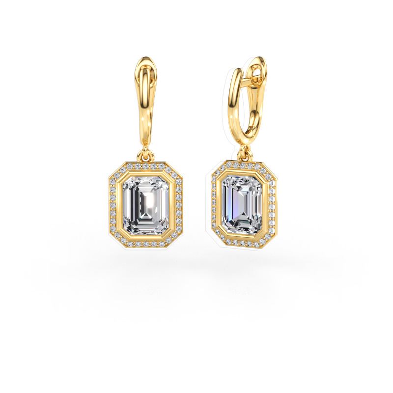 Immagine di Orecchini pendenti Noud EME 585 oro Diamante lab grown 5.32 crt