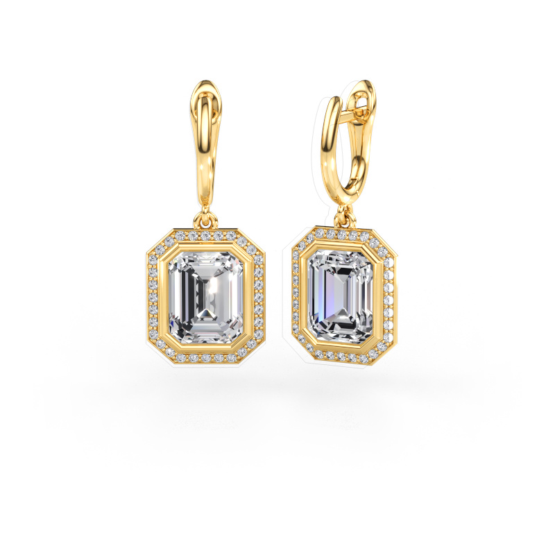 Immagine di Orecchini pendenti Noud EME 585 oro Diamante lab grown 7.362 crt