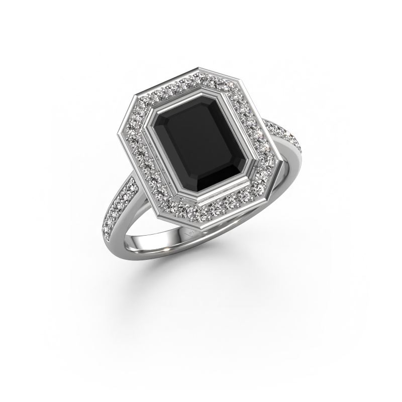 Image of Engagement ring Noud 2 EME 950 platinum Black diamond 2.454 crt
