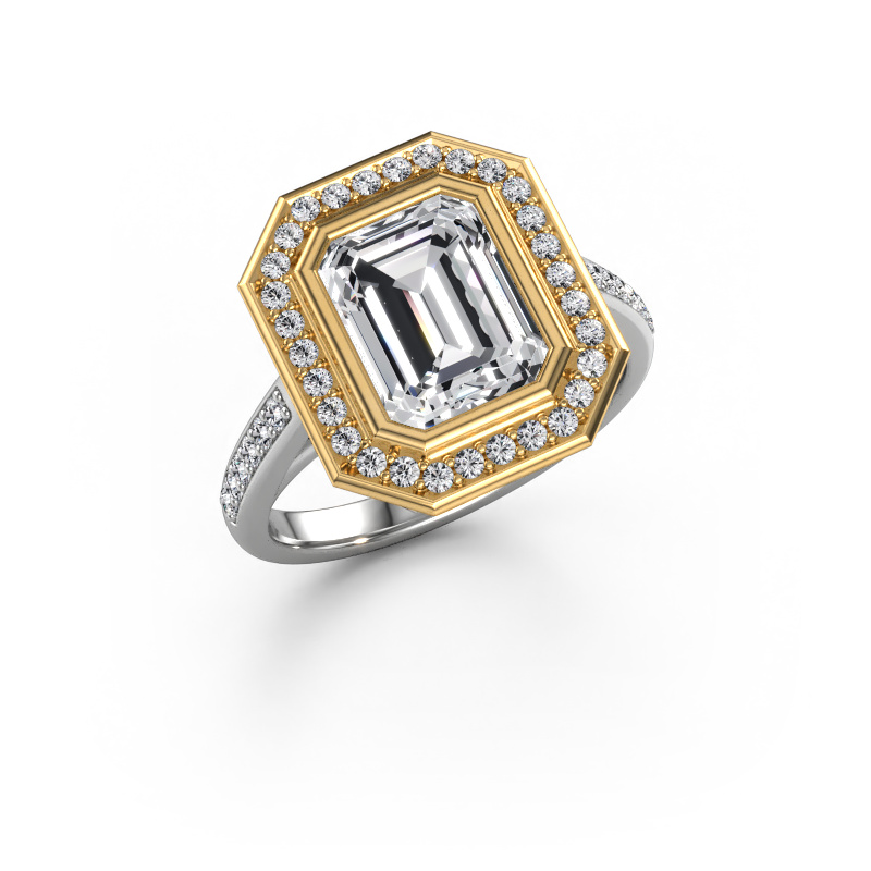 Afbeelding van Verlovingsring Noud 2 EME 585 witgoud Lab-grown diamant 2.869 crt