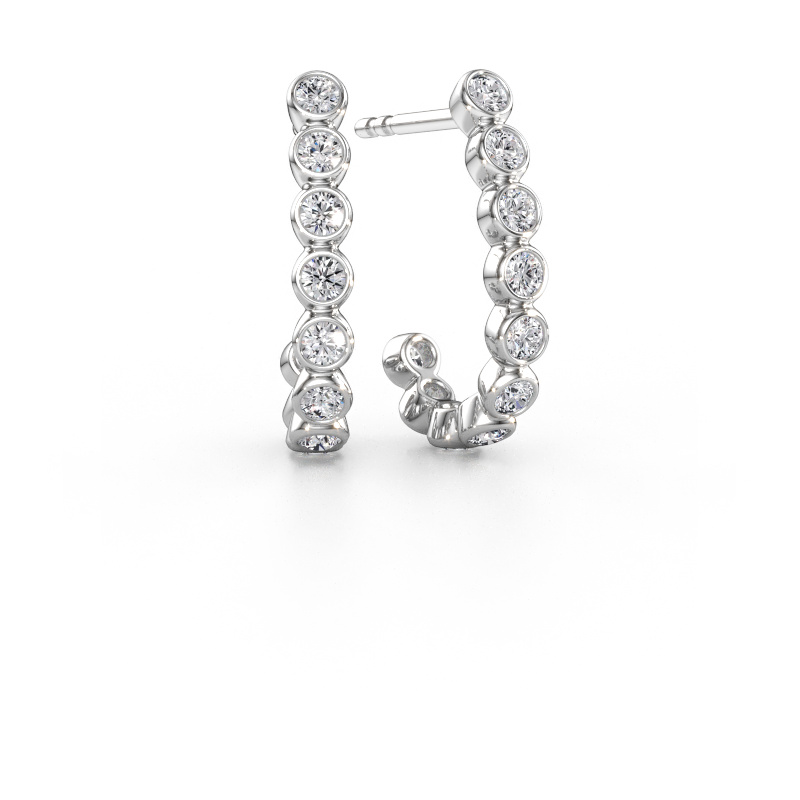 Image de Clous d'oreilles Nova 950 platine Diamant 0.60 crt