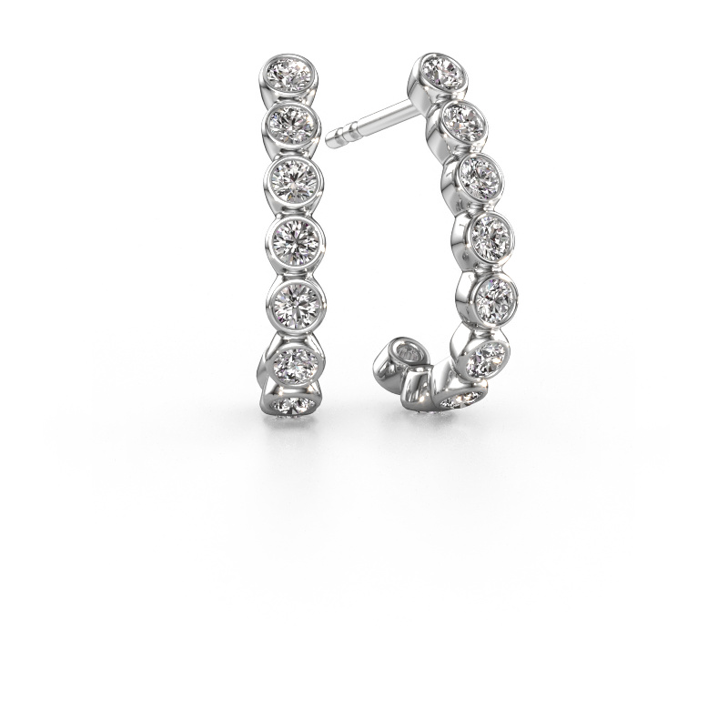 Image de Clous d'oreilles Nova 950 platine Diamant 0.810 crt