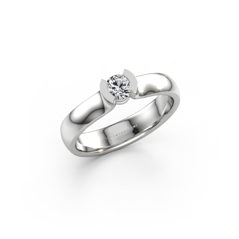 Bild av Ring Ophelia 950 platina Diamant 0.25 crt