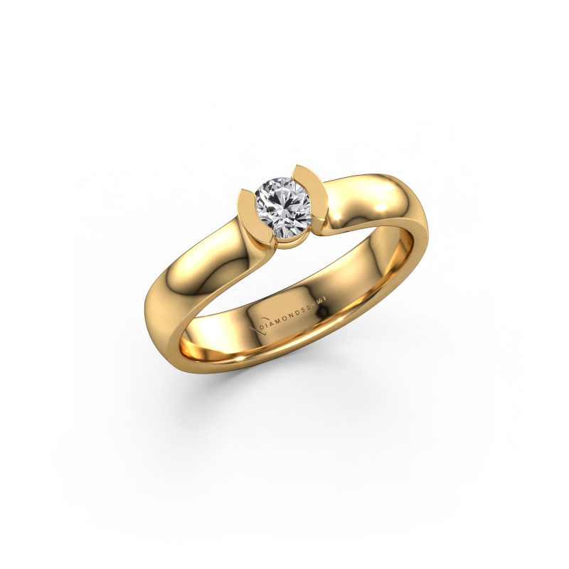 Image of Ring Ophelia 585 gold Diamond 0.25 crt
