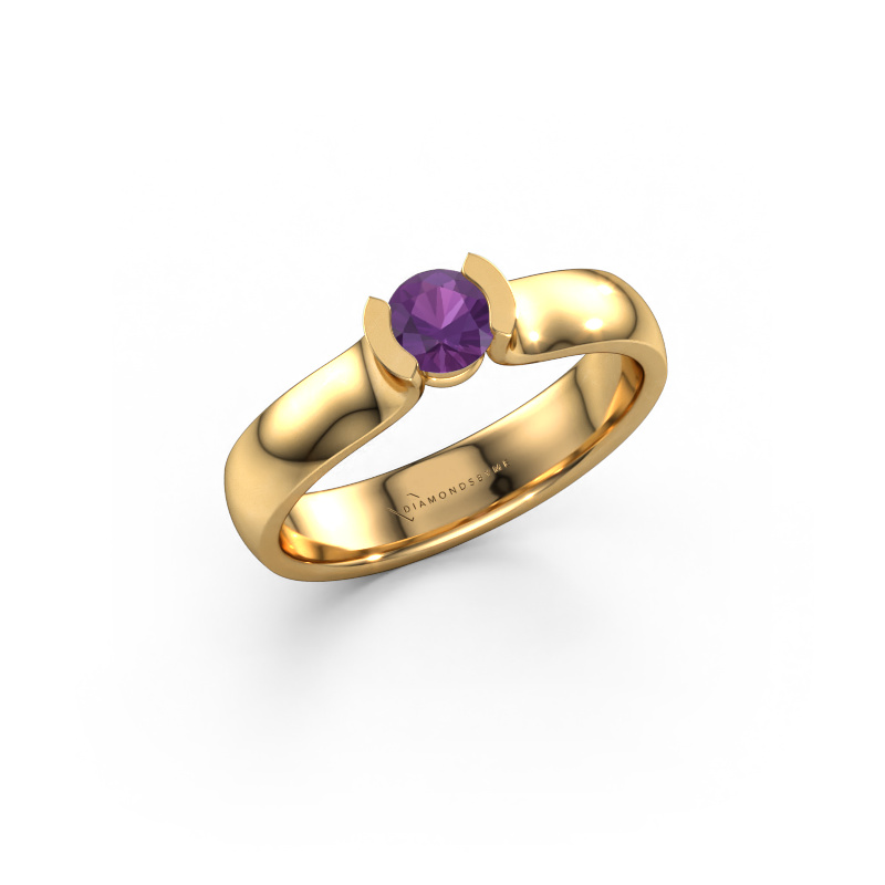 Image of Ring Ophelia 585 gold Amethyst 4.2 mm