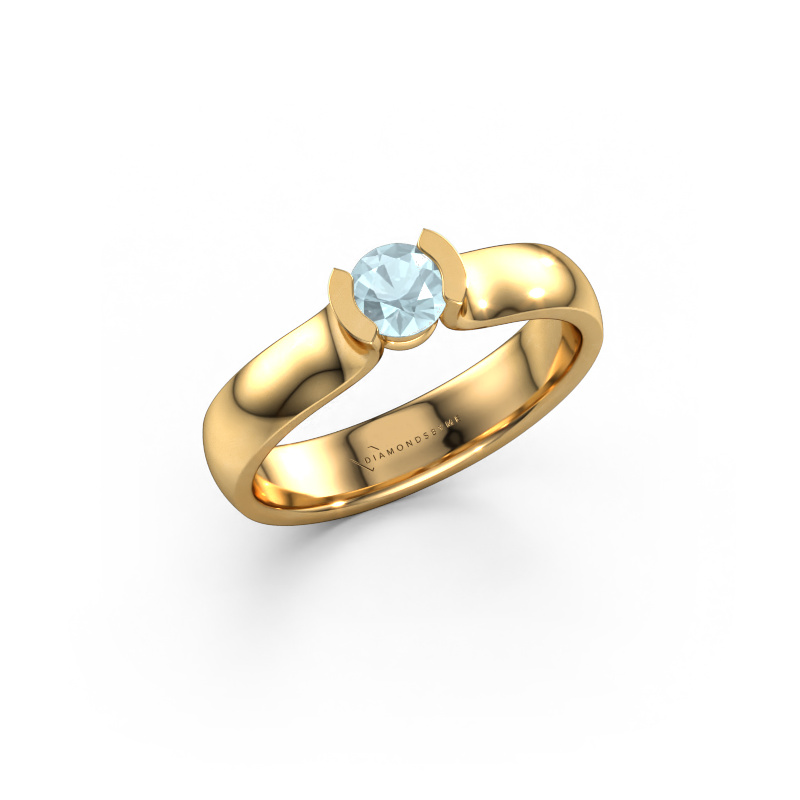 Bild von Ring Ophelia 585 Gold Aquamarin 4.2 mm