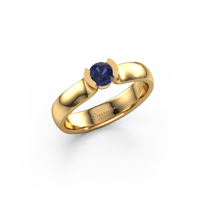 Bild von Ring Ophelia 585 Gold Saphir 4.2 mm