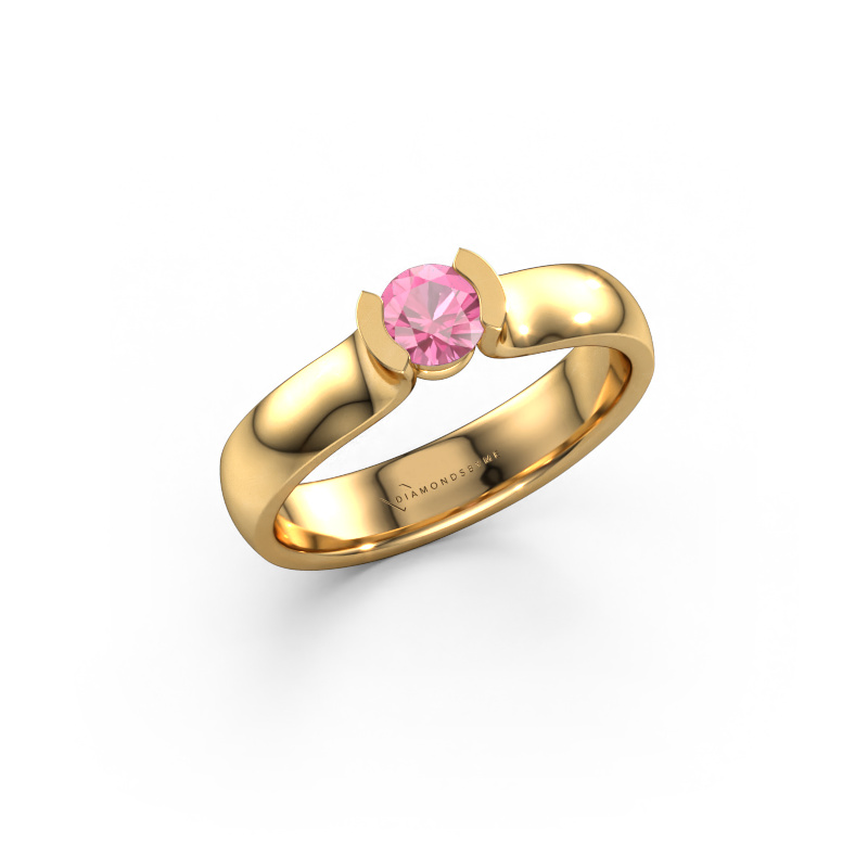 Bild von Ring Ophelia 585 Gold Pink Saphir 4.2 mm