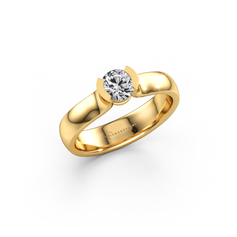 Bild av Ring Ophelia 585 gult guld Labbodlad diamant 0.50 crt