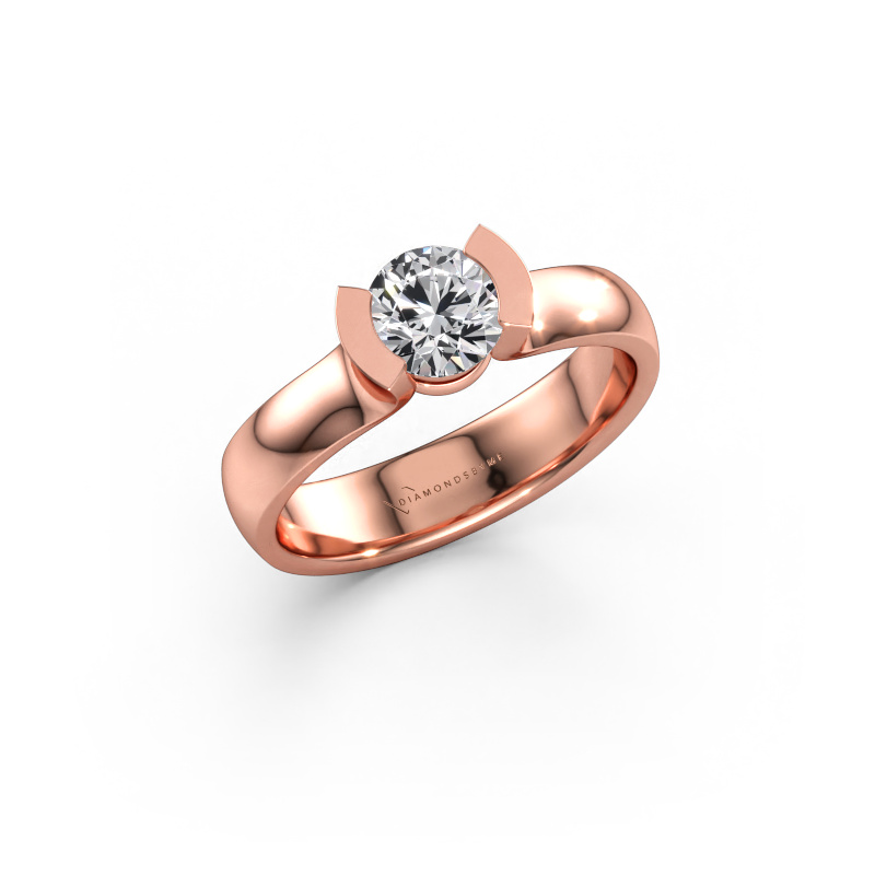 Immagine di Anello Ophelia 585 oro rosa Diamante lab grown 0.70 crt