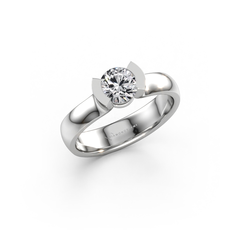 Bild av Ring Ophelia 585 vitt guld Labbodlad diamant 0.70 crt