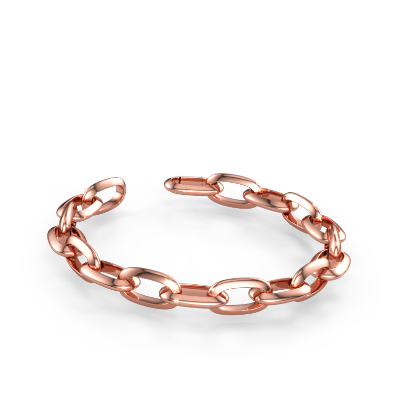 Immagine di Bracciale Oval link 1 12.0 Solido - 585 oro rosa