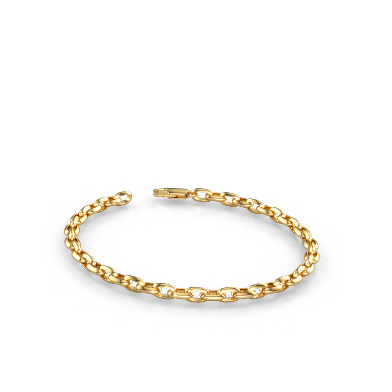 Immagine di Bracciale Oval link 1 5.0 Solido - 585 oro