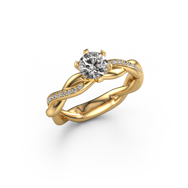 Image of Engagement ring Page 585 gold Lab grown diamond 0.69 crt