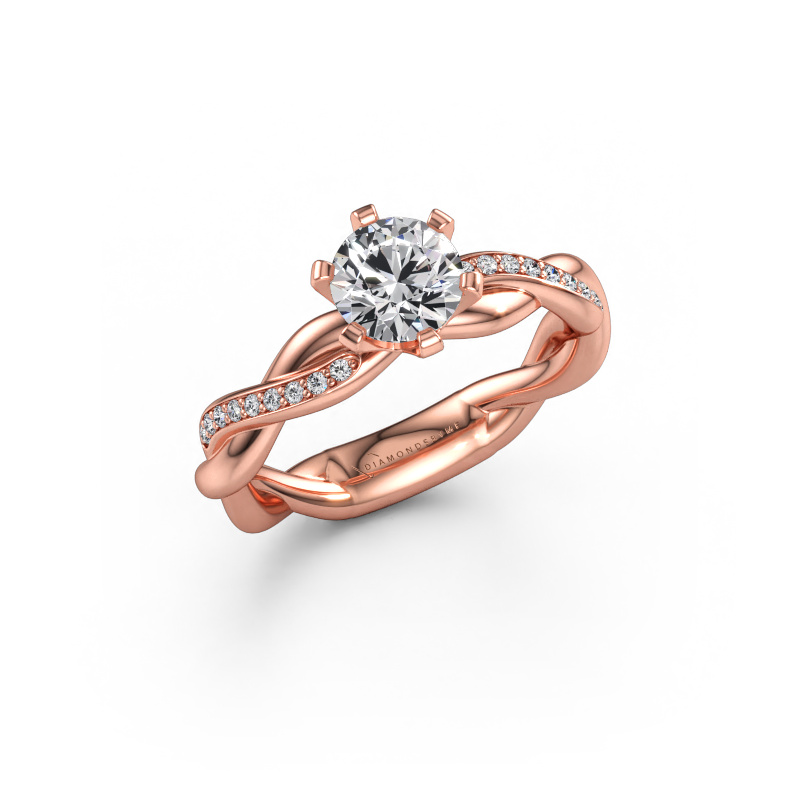 Bild av Förlovningsring Page 585 roséguld Diamant 0.790 crt