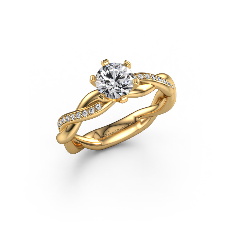 Image of Engagement ring Page 585 gold Diamond 0.790 crt