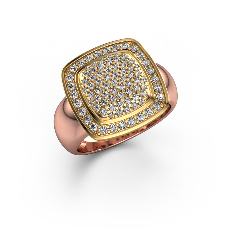 Bild von Ring paige 585 Roségold Diamant 0.658 crt