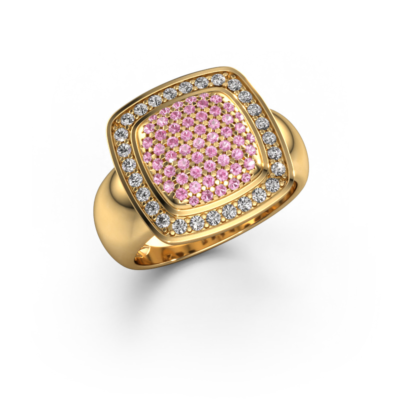 Bild von Ring paige 585 Gold Pink Saphir 0.9 mm