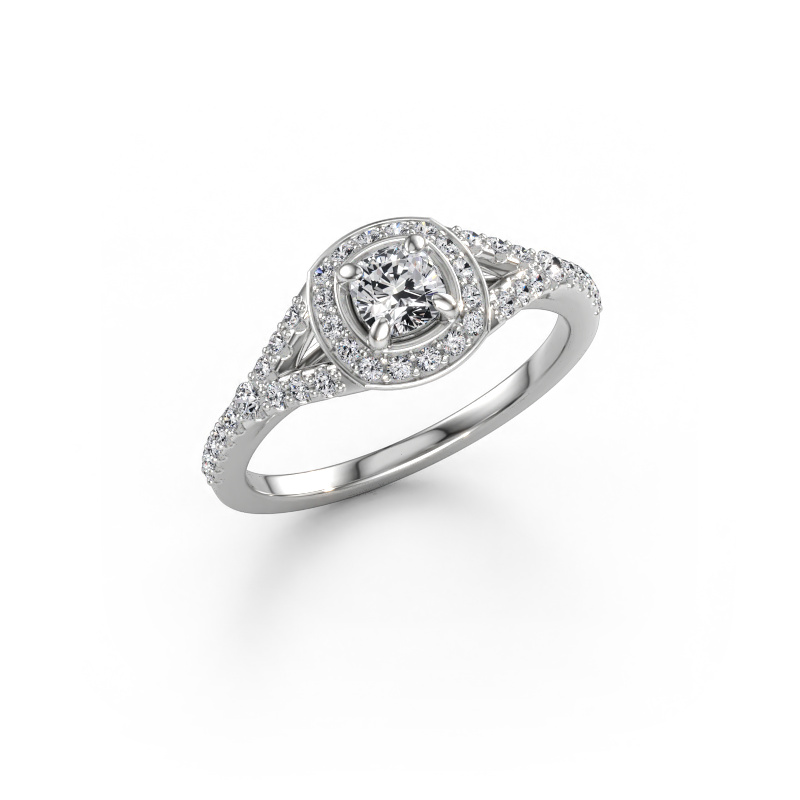 Immagine di Anello di fidanzamento Pamela CUS 950 platino Diamante 0.625 crt