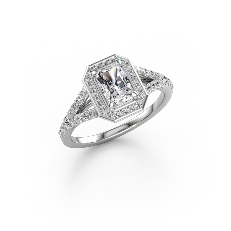 Immagine di Anello di fidanzamento Pamela RAD 950 platino Diamante lab grown 1.037 crt