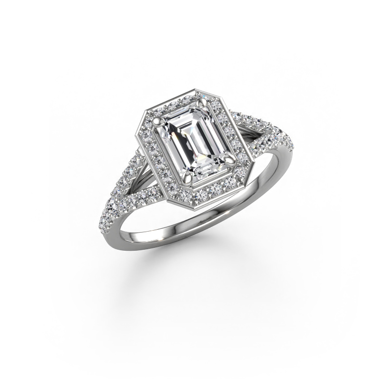Image of Engagement ring Pamela EME 950 platinum Lab grown diamond 1.471 crt