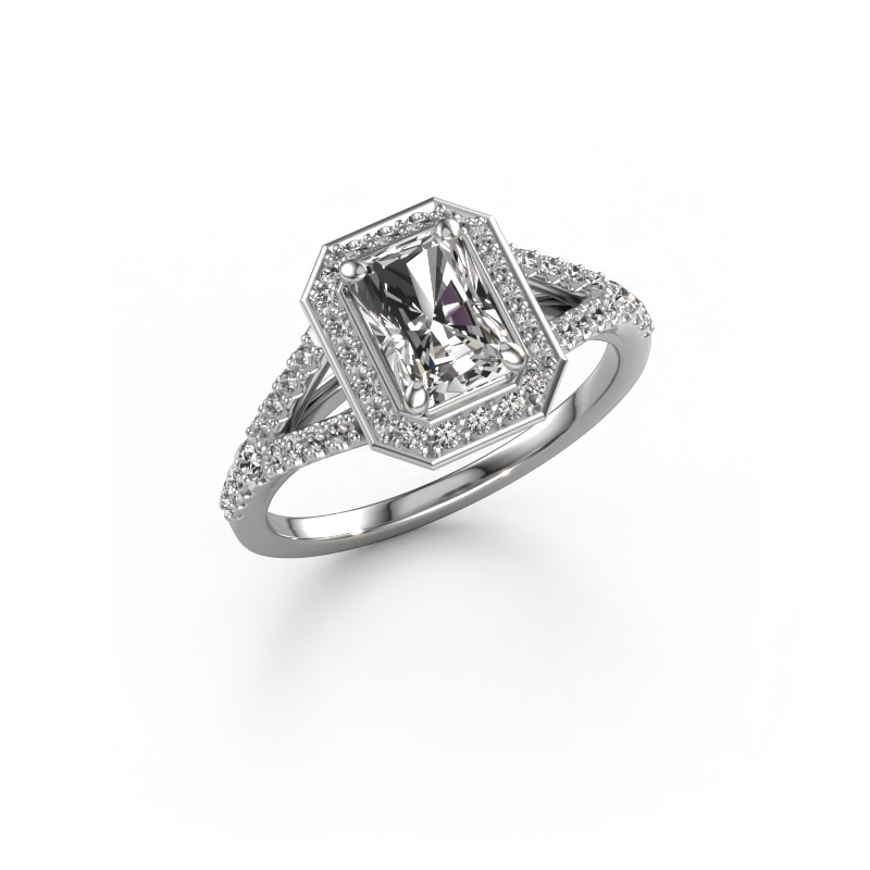Image of Engagement ring Pamela RAD 950 platinum Diamond 1.321 crt