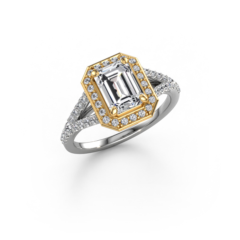 Afbeelding van Verlovingsring Pamela EME 585 witgoud Diamant 1.835 crt