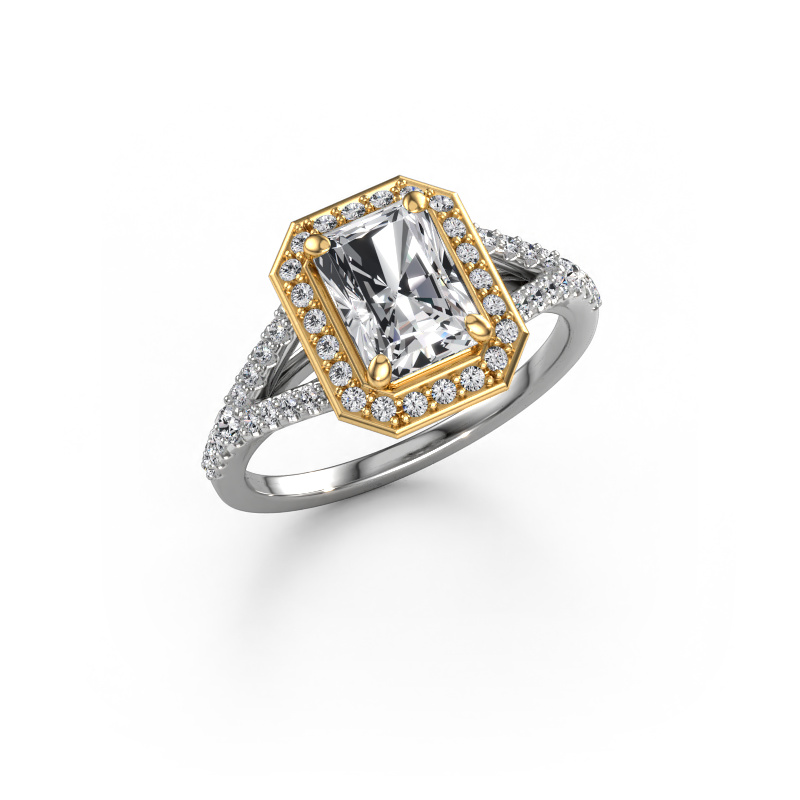 Bild von Verlobungsring Pamela RAD 585 Weißgold Diamant 1.835 crt