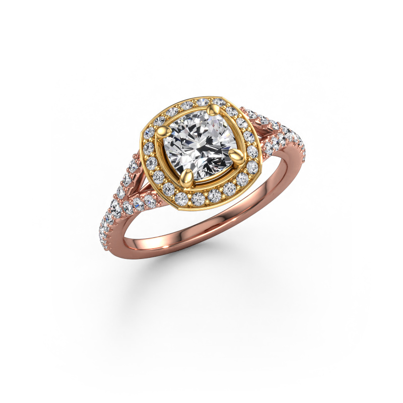 Bild von Verlobungsring Pamela CUS 585 Roségold Diamant 1.72 crt