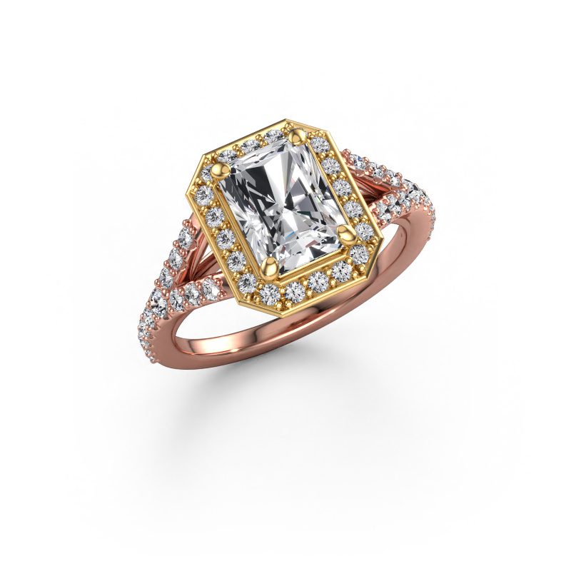 Bild von Verlobungsring Pamela RAD 585 Roségold Diamant 2.27 crt