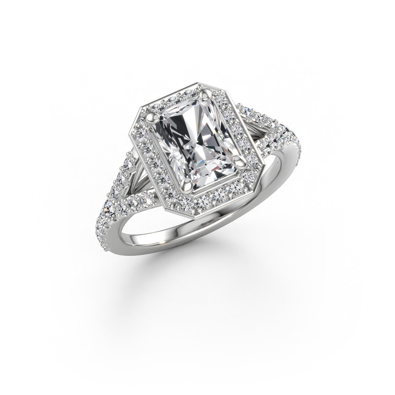 Immagine di Anello di fidanzamento Pamela RAD 950 platino Diamante 2.27 crt