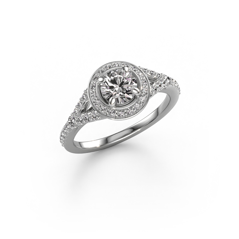 Bild von Verlobungsring Pamela RND 950 Platin Diamant 0.936 crt