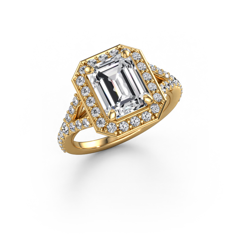 Image of Engagement ring Pamela EME 585 gold Lab grown diamond 3.12 crt