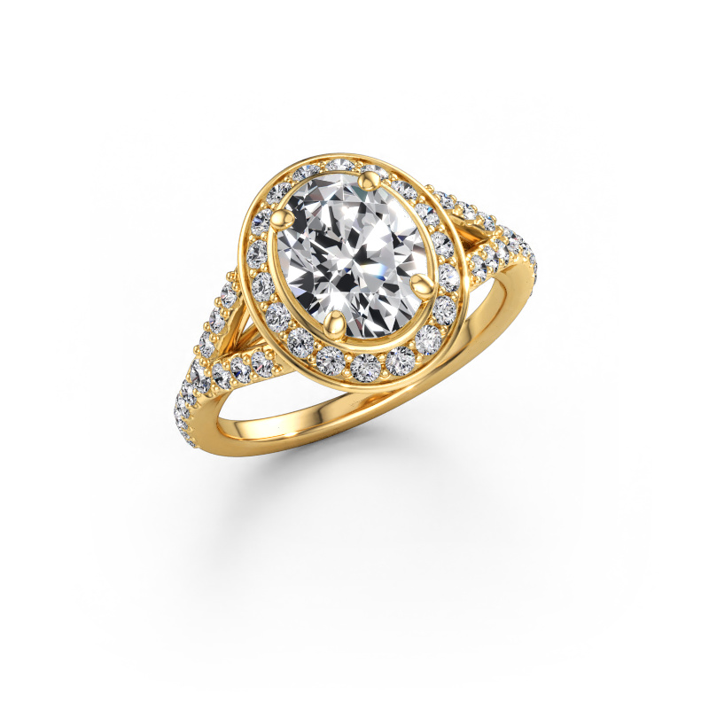 Immagine di Anello di fidanzamento Pamela OVL 585 oro Diamante 2.384 crt