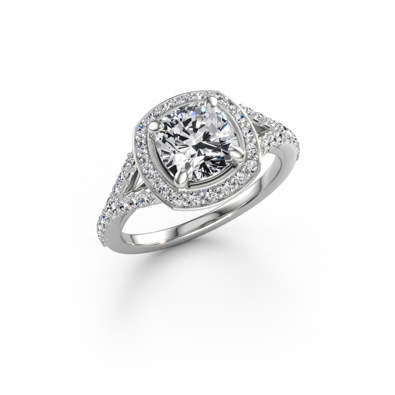 Immagine di Anello di fidanzamento Pamela CUS 950 platino Diamante lab grown 2.47 crt