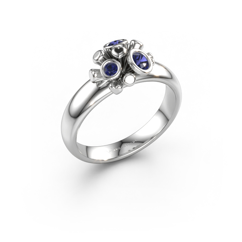 Bild av Ring Pameila 585 vitt guld Safir 2 mm