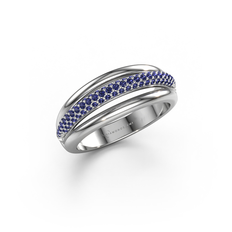 Image of Ring paris 950 platinum Sapphire 1 mm