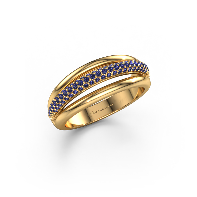 Image of Ring paris 585 gold Sapphire 1 mm