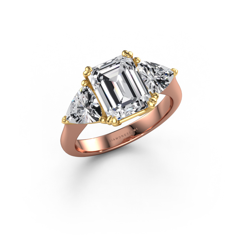 Bild von Verlobungsring Paula 585 Roségold Diamant 3.90 crt